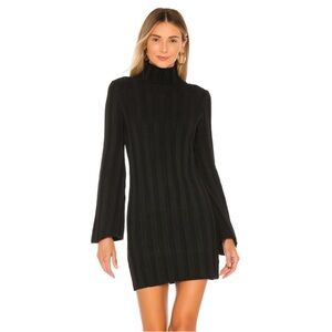 Taytay Sweater Dress in Black
